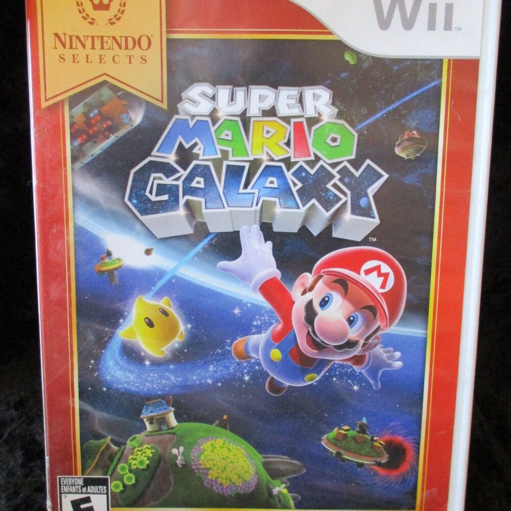 Nintendo Selects: Super Mario Galaxy (Nintendo Wii 2007) CIB Complete Tested